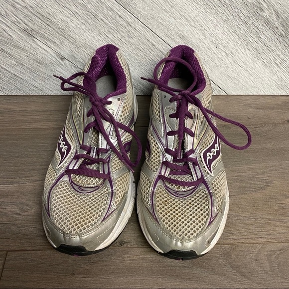 Saucony | Cohesion Purple & Silver Size 11 - Picture 3 of 8